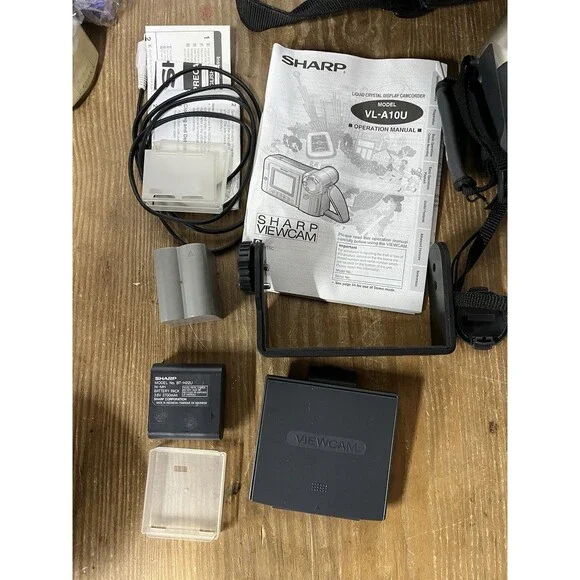 Sharp VL-A10 VL-A10U 8mm Video8 Camcorder Player Camera Video Transfer Untested